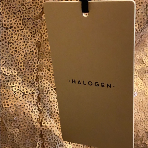 NWT Halogen rose gold sequinned top, M - Picture 7 of 8
